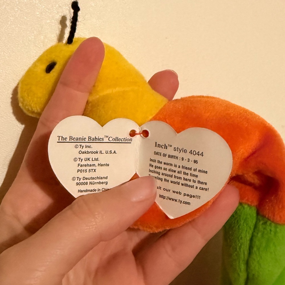 Inch the Inchworm Beanie Baby - Picture 4 of 4